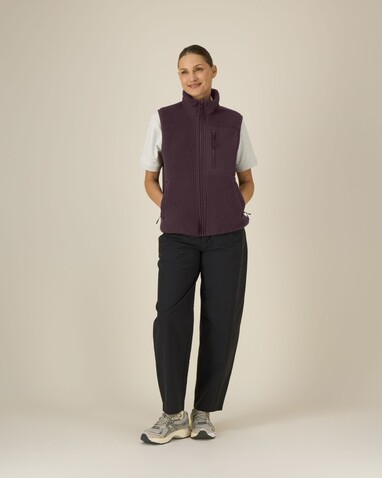 Liner - Die Unisex-Sherpaweste - Red Brown - XXS bedrucken, Art.-Nr. STJU249C1162S