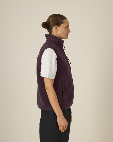 Liner - Die Unisex-Sherpaweste - Red Brown - XL bedrucken, Art.-Nr. STJU249C1161X