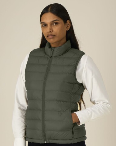 Stella Climber 2.0 - Die Damen-Weste - Khaki - XL bedrucken, Art.-Nr. STJW190C2231X