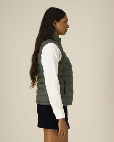 Stella Climber 2.0 - Die Damen-Weste - Khaki - XL bedrucken, Art.-Nr. STJW190C2231X