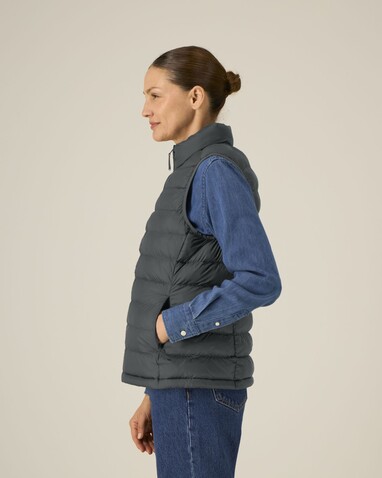 Stella Climber 2.0 - Die Damen-Weste - Anthracite - XL bedrucken, Art.-Nr. STJW190C2531X