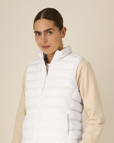 Stella Climber 2.0 - Die Damen-Weste - Off White - XS bedrucken, Art.-Nr. STJW190C018XS