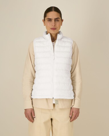 Stella Climber 2.0 - Die Damen-Weste - Off White - S bedrucken, Art.-Nr. STJW190C0181S Stella Climber 2.0 - Die Damen-Weste - Off White - S bedrucken, Art.-Nr. STJW190C0181S