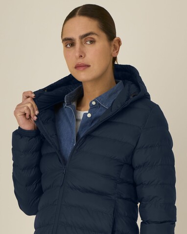 Stella Voyager 2.0 - Die wattierte Damen-Jacke - French Navy - M bedrucken, Art.-Nr. STJW191C7271M