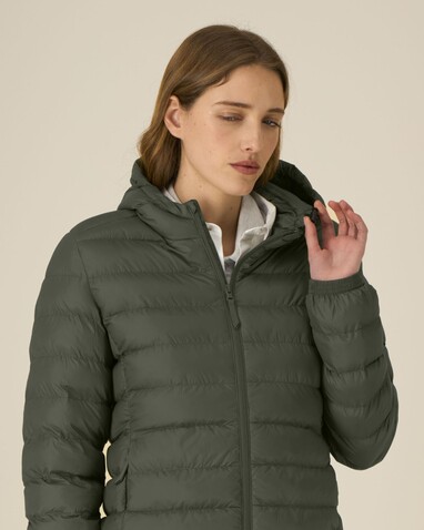 Stella Voyager 2.0 - Die wattierte Damen-Jacke - Khaki - XL bedrucken, Art.-Nr. STJW191C2231X