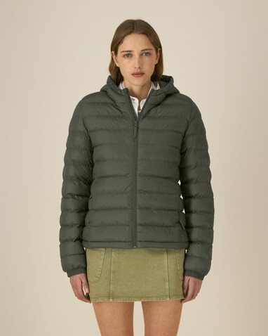 Stella Voyager 2.0 - Die wattierte Damen-Jacke - Khaki - XS bedrucken, Art.-Nr. STJW191C223XS