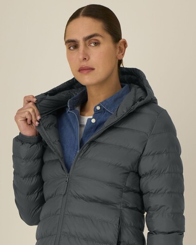 Stella Voyager 2.0 - Die wattierte Damen-Jacke - Anthracite - M bedrucken, Art.-Nr. STJW191C2531M