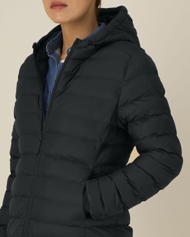 Stella Voyager 2.0 - Die wattierte Damen-Jacke - Black - XS bedrucken, Art.-Nr. STJW191C002XS