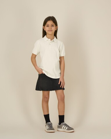 Mini Sprinter - Das Iconic Kinder-Polo - Natural Raw - 12-13/152-158cm bedrucken, Art.-Nr. STPK908C05412
