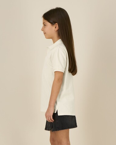 Mini Sprinter - Das Iconic Kinder-Polo - Natural Raw - 7-8/122-128cm bedrucken, Art.-Nr. STPK908C05407