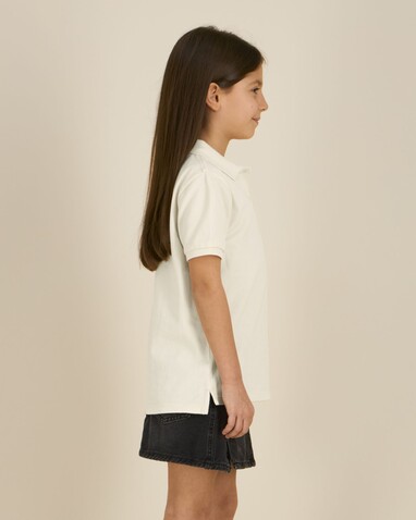 Mini Sprinter - Das Iconic Kinder-Polo - Natural Raw - 7-8/122-128cm bedrucken, Art.-Nr. STPK908C05407