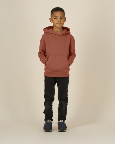 Mini Cruiser 2.0 - Der Iconic Kinder-Hoodie - Heritage Brown - 5-6/110-116cm bedrucken, Art.-Nr. STSK180C73005