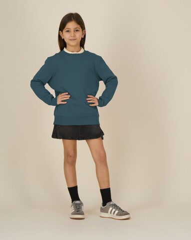 Mini Changer 2.0 - Das Iconic Kinder-Sweatshirt - Stargazer - 7-8/122-128cm bedrucken, Art.-Nr. STSK181C70207