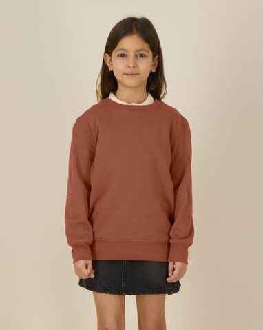 Mini Changer 2.0 - Das Iconic Kinder-Sweatshirt - Heritage Brown - 12-13/152-158cm bedrucken, Art.-Nr. STSK181C73012