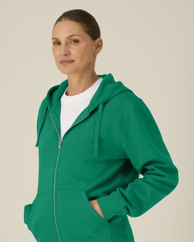 Mixer - Der Unisex-Zip-Hoodie - Verdant Green - XS bedrucken, Art.-Nr. STSU205C137XS
