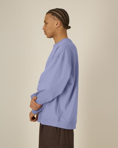 Radder 2.0 - Das Oversized Rundhals-Unisex-Sweatshirt - Violet - XXS bedrucken, Art.-Nr. STSU208C1342S