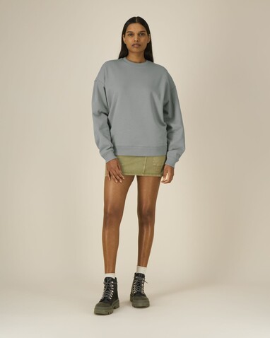 Radder 2.0 - Das Oversized Rundhals-Unisex-Sweatshirt - Misty Grey - L bedrucken, Art.-Nr. STSU208C1381L Radder 2.0 - Das Oversized Rundhals-Unisex-Sweatshirt - Misty Grey - L bedrucken, Art.-Nr. STSU208C1381L