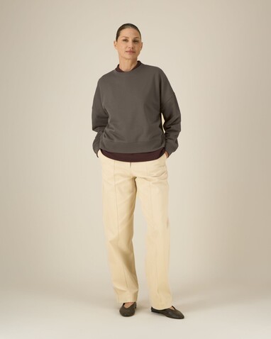 Stella Alma - Das Iconic Damen-Rundhals-Sweatshirt - Mocha - M bedrucken, Art.-Nr. STSW212C1351M