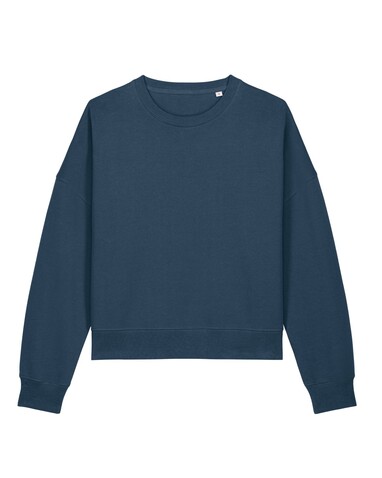 Stella Alma - Das Iconic Damen-Rundhals-Sweatshirt - Deep Teal - S bedrucken, Art.-Nr. STSW212C1361S