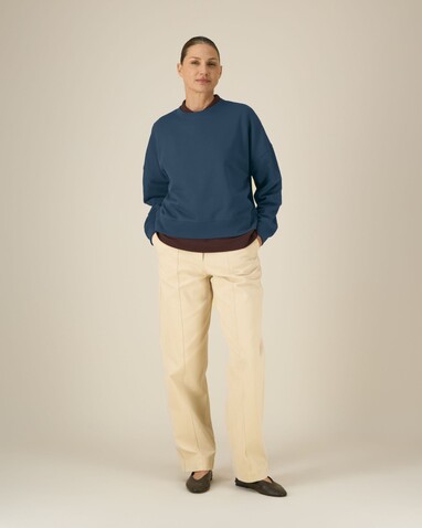Stella Alma - Das Iconic Damen-Rundhals-Sweatshirt - Deep Teal - XXL bedrucken, Art.-Nr. STSW212C1362X