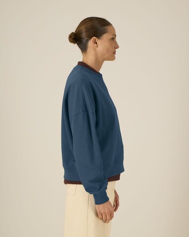 Stella Alma - Das Iconic Damen-Rundhals-Sweatshirt - Deep Teal - XL bedrucken, Art.-Nr. STSW212C1361X