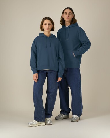Stella Nora - Der Iconic Damen-Hoodie - Deep Teal - L bedrucken, Art.-Nr. STSW213C1361L