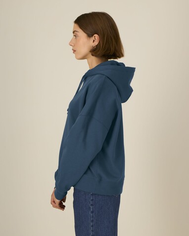 Stella Nora - Der Iconic Damen-Hoodie - Deep Teal - M bedrucken, Art.-Nr. STSW213C1361M