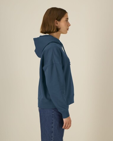 Stella Nora - Der Iconic Damen-Hoodie - Deep Teal - L bedrucken, Art.-Nr. STSW213C1361L