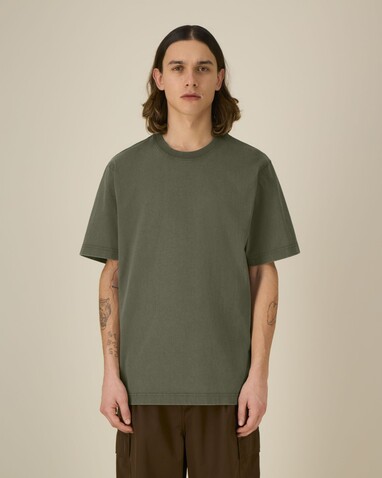 Freestyler Vintage - Das schwere Garment-Dyed Unisex-T-Shirt - G. Dyed Khaki - S bedrucken, Art.-Nr. STTU073C1091S