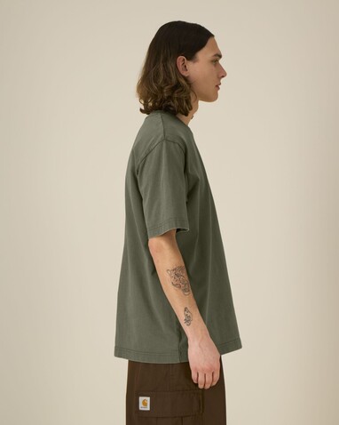Freestyler Vintage - Das schwere Garment-Dyed Unisex-T-Shirt - G. Dyed Khaki - S bedrucken, Art.-Nr. STTU073C1091S