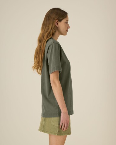 Freestyler Vintage - Das schwere Garment-Dyed Unisex-T-Shirt - G. Dyed Khaki - S bedrucken, Art.-Nr. STTU073C1091S