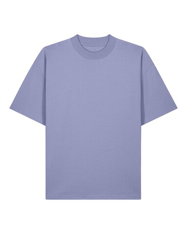 Blaster 2.0 - Das Oversized Unisex-T-Shirt mit Stehkragen - Violet - L bedrucken, Art.-Nr. STTU959C1341L
