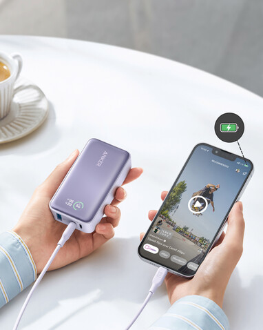 Anker Powerbank PowerCore 10.000mAh, 30W schwarz bedrucken, Art.-Nr. RBA1256G12