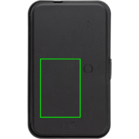 Swiss Peak Travel-Case aus RCS rec. PU mit 3-in-1-Charger schwarz bedrucken, Art.-Nr. P309.0501