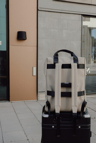 VINGA Baltimore RCS Tote Rucksack greige bedrucken, Art.-Nr. V7050019 VINGA Baltimore RCS Tote Rucksack greige bedrucken, Art.-Nr. V7050019