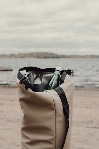 VINGA Baltimore RCS Roll-Top Kühltasche greige bedrucken, Art.-Nr. V7750219 VINGA Baltimore RCS Roll-Top Kühltasche greige bedrucken, Art.-Nr. V7750219