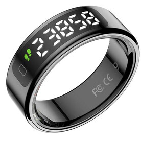 Prixton Orbyt Touch Smart Ring, schwarz, size 8 (18,3 mm) bedrucken, Art.-Nr. 1PA61904