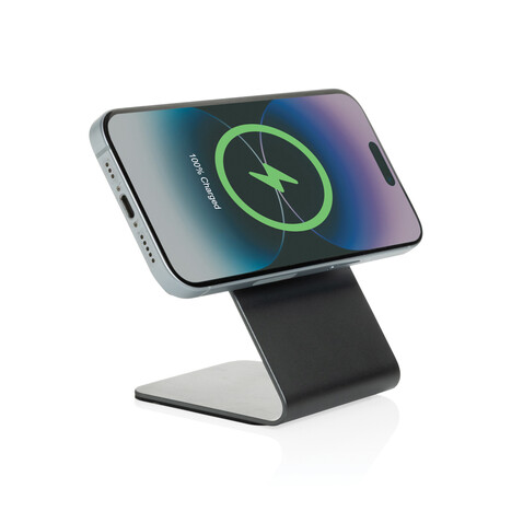Terra Aluminium 15W magnetischer Wireless-Charger grau bedrucken, Art.-Nr. P309.1002 Terra Aluminium 15W magnetischer Wireless-Charger grau bedrucken, Art.-Nr. P309.1002