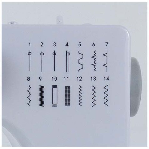 Prixton P115 Nähmaschine, weiss bedrucken, Art.-Nr. 1PA50201