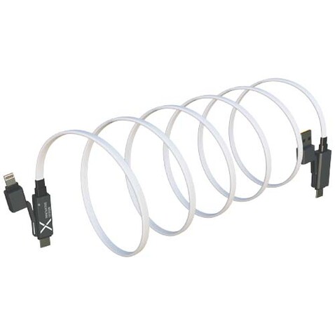 SCX.design C58 60 W magnetisches Flachladekabel, grau bedrucken, Art.-Nr. 1PX19682