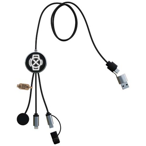 SCX.design C34 7 in 1 Ladekabel für Smartwatches, schwarz bedrucken, Art.-Nr. 1PX21490