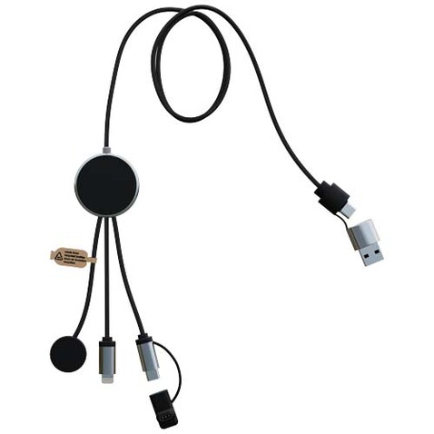SCX.design C34 7 in 1 Ladekabel für Smartwatches, schwarz bedrucken, Art.-Nr. 1PX21490