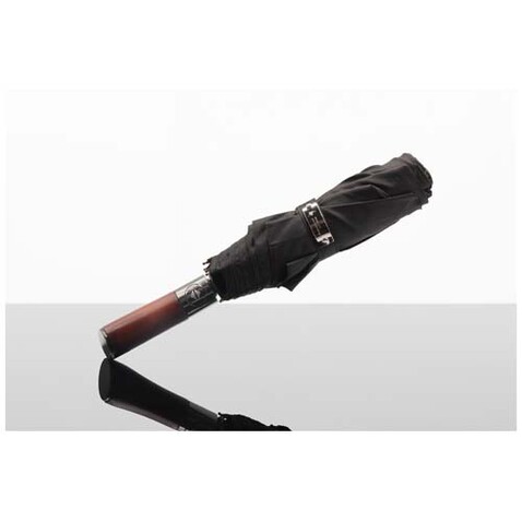 SCX.design R03 Vollautomatik Kompaktregenschirm mit Holzgriff, schwarz bedrucken, Art.-Nr. 1PX22290 SCX.design R03 Vollautomatik Kompaktregenschirm mit Holzgriff, schwarz bedrucken, Art.-Nr. 1PX22290