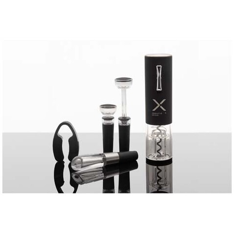 SCX.design K07 Elektrisches Weinset, schwarz bedrucken, Art.-Nr. 1PX22390 SCX.design K07 Elektrisches Weinset, schwarz bedrucken, Art.-Nr. 1PX22390