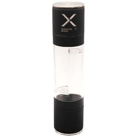 SCX.design K08 Salz und Pfeffermühle aus Keramik, schwarz bedrucken, Art.-Nr. 1PX22490