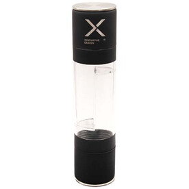 SCX.design K08 Salz und Pfeffermühle aus Keramik, schwarz bedrucken, Art.-Nr. 1PX22490