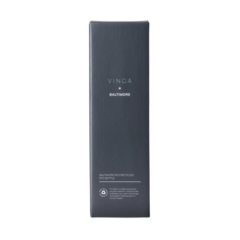 VINGA Baltimore RCS recyc. Edelstahlflasche 600ml navy blau bedrucken, Art.-Nr. V4300505