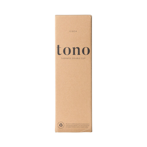 VINGA Tono RCS Thermoskanne mit zwei Bechern, 750ml Stahl bedrucken, Art.-Nr. V4300702 VINGA Tono RCS Thermoskanne mit zwei Bechern, 750ml Stahl bedrucken, Art.-Nr. V4300702