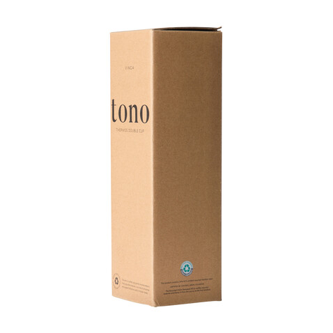 VINGA Tono RCS Thermoskanne mit zwei Bechern, 750ml Stahl bedrucken, Art.-Nr. V4300702 VINGA Tono RCS Thermoskanne mit zwei Bechern, 750ml Stahl bedrucken, Art.-Nr. V4300702