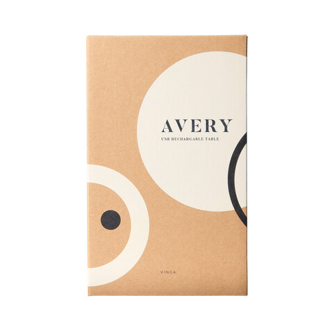 VINGA Avery RCS Tischlampe schwarz bedrucken, Art.-Nr. V5130401